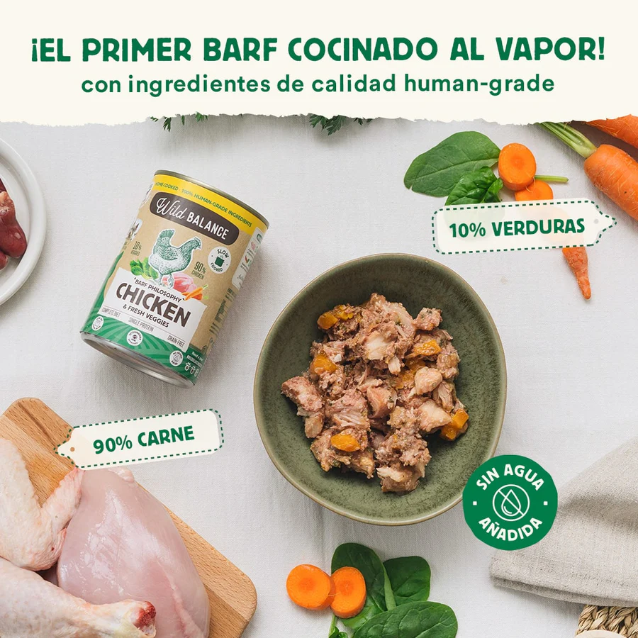 Wild Balance Lata de pollo para perros 400 g